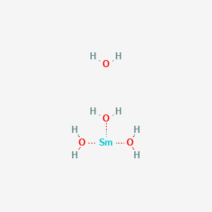 molecular formula H8O4Sm B6288952 Samarium(III) hydroxide hydrate CAS No. 62399-15-9