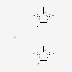 molecular formula C18H26Ni B6288969 Bis(tetramethylcyclopentadienyl)nickel(II) CAS No. 79019-60-6