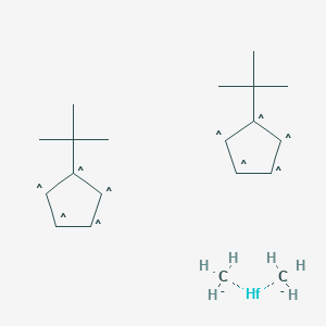 molecular formula C20H32Hf B6289012 Bis(tert-butylcyclopentadienyl)dimethylhafnium(IV) CAS No. 68193-45-3
