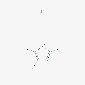 molecular formula C9H13Li B6289013 Lithium tetramethylcyclopentadienide CAS No. 82061-21-0