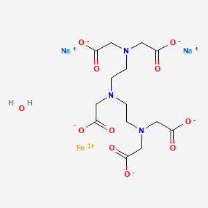 molecular formula C14H20FeN3Na2O11 B6289057 Diethylenetriaminepentaacetic acid iron(III) disodium salt hydrate CAS No. 305808-30-4