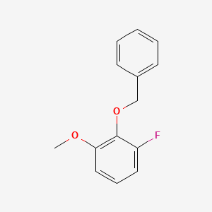 molecular formula C14H13FO2 B6289131 1-Fluoro-3-methoxy-2-(phenylmethoxy)-benzene CAS No. 914454-79-8