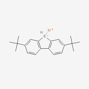 molecular formula C21H25Li B6289184 lithium;2,7-ditert-butyl-9H-fluoren-9-ide CAS No. 148980-25-0