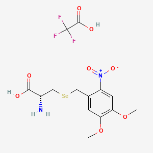 molecular formula C14H17F3N2O8Se B6289229 H-L-Sec(DMNB)-OH*TFA CAS No. 1644398-13-9