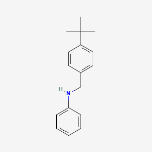 molecular formula C17H21N B6289230 N-(4-tert-Butylbenzyl)aniline CAS No. 323574-82-9