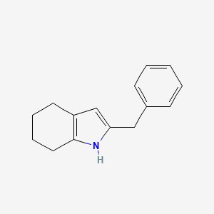 molecular formula C15H17N B6289299 2-Benzyl-4,5,6,7-tetrahydro-1H-indole CAS No. 233585-17-6