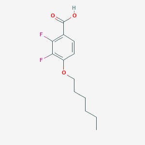 molecular formula C13H16F2O3 B6289301 2,3-Difluoro-4-(hexyloxy)benzoic acid CAS No. 2082696-88-4