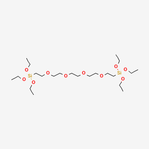 molecular formula C22H50O10Si2 B6289307 triethoxy-[2-[2-[2-[2-(2-triethoxysilylethoxy)ethoxy]ethoxy]ethoxy]ethyl]silane CAS No. 328239-08-3