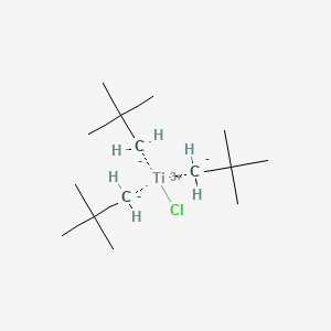 molecular formula C15H33ClTi B6289325 Tris-neopentyl-titanium-(IV)-chloride CAS No. 76115-22-5