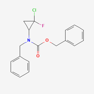 B6289355 Benzyl N-benzyl-N-(2-chloro-2-fluorocyclopropyl)carbamate CAS No. 178551-31-0