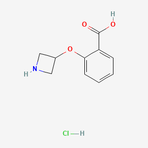 B6289445 2-(Azetidin-3-yloxy)benzoic acid hydrochloride CAS No. 1378667-78-7