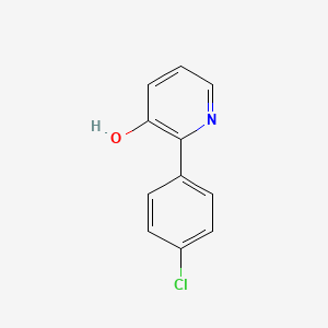 molecular formula C11H8ClNO B6289591 2-(4-Chlorophenyl)pyridin-3-ol CAS No. 42470-80-4