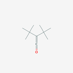 molecular formula C10H18O B6289597 2-Tert-butyl-3,3-dimethylbut-1-en-1-one CAS No. 19824-34-1