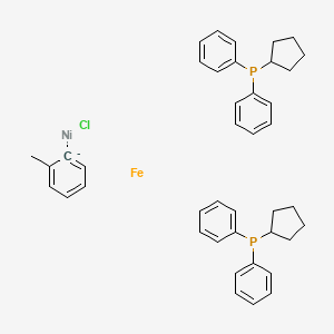 molecular formula C41H45ClFeNiP2- B6289642 MFCD28411349 CAS No. 1501945-23-8