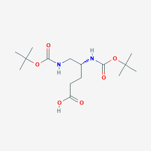 B6289778 (R)-4,5-Bis(Boc-amino)-pentanoic acid CAS No. 173598-48-6