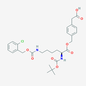 molecular formula C28H35ClN2O8 B6289810 Boc-L-Met-O-CH2-Ph-CH2-COOH CAS No. 109517-87-5