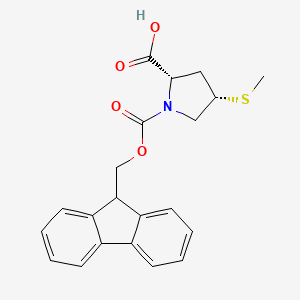 molecular formula C21H21NO4S B6289913 Fmoc-cis-4-methylthio-Pro-OH CAS No. 1887209-51-9