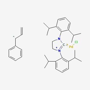 molecular formula C36H48ClN2Pd+ B6289992 CID 155885080 CAS No. 884879-24-7