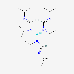 molecular formula C21H45LaN6 B6290017 lanthanum(3+);propan-2-yl(propan-2-yliminomethyl)azanide CAS No. 1034537-36-4