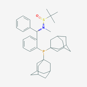[S(R)]-N-[(S)-[2-(diadamantanphosphino)phenyl]phenylmethyl]-N,2-dimethyl-2-propanesulfinamide, 95%