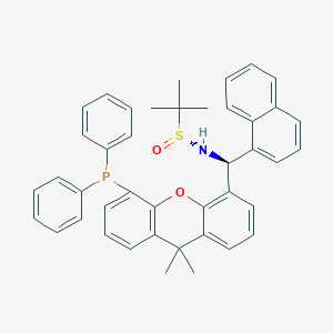 [S(R)]-N-[(S)-(1-naphthalenyl)[5-(diphenylphosphino)-9,9-dimethyl-9H-xanthen-4-yl]methyl]-2-methyl-2-propanesulfinamide, 95%