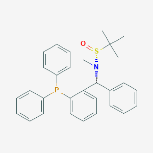 [S(R)]-N-[(R)-[2-(diphenylphosphino)phenyl]phenylmethyl]-N,2-dimethyl-2-propanesulfinamide, 95%