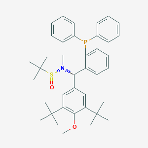 [S(R)]-N-[(S)-[3,5-bis(1,1-dimethylethyl)-4-methoxyphenyl][2-(diphenylphosphino)phenyl]methyl]-N,2-dimethyl-2-propanesulfinamide, 95%