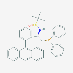 [S(R)]-N-[(1S)-1-[2-(9-anthracenyl)phenyl]-2-(diphenylphosphino)ethyl]-2-methyl-2-propanesulfinamide, 95%