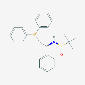 [S(R)]-N-[(1S)-2-(diphenylphosphino)-1-phenylethyl]-2-methyl-2-propanesulfinamide, 95%