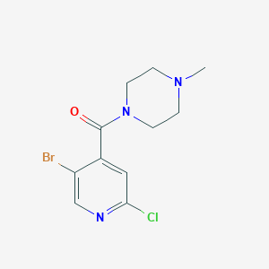 (5-Bromo-2-chloropyridin-4-yl)(4-methylpiperazin-1-yl)methanone