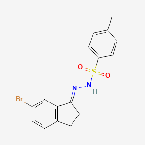 N'-(6-Bromo-2,3-dihydro-1H-inden-1-ylidene)-4-methylbenzenesulfonohydrazide