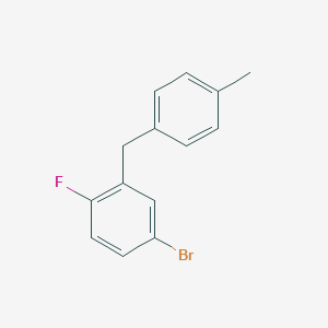 4-Bromo-1-fluoro-2-(4-methylbenzyl)benzene