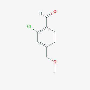 molecular formula C9H9ClO2 B6290679 2-Chloro-4-(methoxymethyl)benzaldehyde CAS No. 1911646-24-6