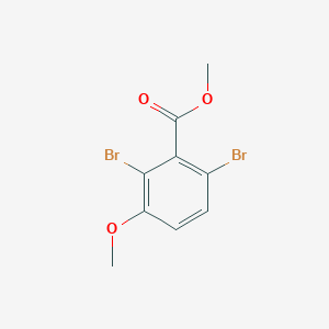 molecular formula C9H8Br2O3 B6290947 Methyl 2,6-dibromo-3-methoxybenzoate CAS No. 2383066-83-7