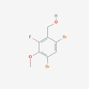 (4,6-Dibromo-2-fluoro-3-methoxyphenyl)methanol