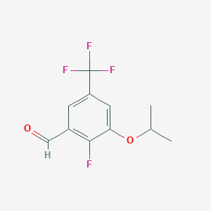 2-Fluoro-3-isopropoxy-5-(trifluoromethyl)benzaldehyde