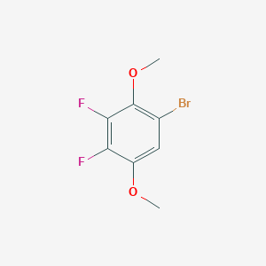 molecular formula C8H7BrF2O2 B6290985 1-Bromo-3,4-difluoro-2,5-dimethoxybenzene CAS No. 2432848-66-1