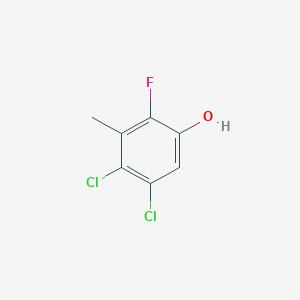 molecular formula C7H5Cl2FO B6291014 4,5-Dichloro-2-fluoro-3-methylphenol CAS No. 2432849-02-8
