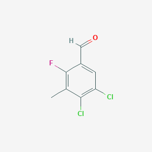 4,5-Dichloro-2-fluoro-3-methylbenzaldehyde