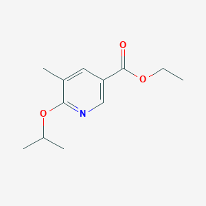 Ethyl 6-isopropoxy-5-methylnicotinate
