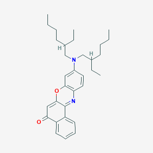 molecular formula C32H42N2O2 B6291189 9-[bis(2-ethylhexyl)amino]benzo[a]phenoxazin-5-one CAS No. 2622208-60-8