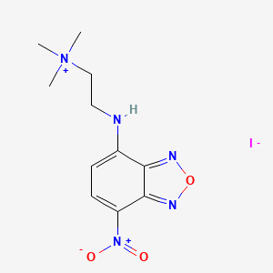 molecular formula C11H16N5O3+ B6291191 NBD-TMA Iodide Salt CAS No. 287970-46-1