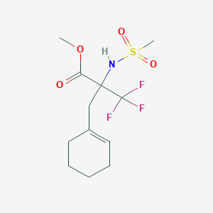 Methyl 2-(cyclohex-1-en-1-ylmethyl)-3,3,3-trifluoro-2-[(methylsulfonyl)amino]-propanoate, 97%