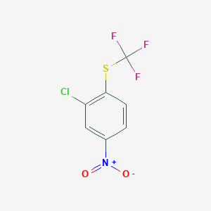 B6291315 3-Chloro-4-(trifluoromethylthio)nitrobenzene, 99% CAS No. 450-97-5