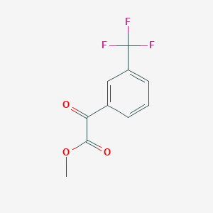 molecular formula C10H7F3O3 B6291319 Oxo[3-(trifluoromethyl)phenyl]acetic acid methyl ester CAS No. 1538576-72-5