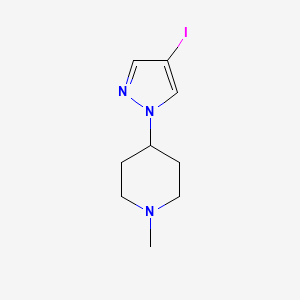 4-(4-Iodopyrazol-1-yl)-1-methyl-piperidine