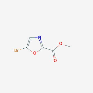 molecular formula C5H4BrNO3 B6291425 5-Bromo-oxazole-2-carboxylicacidmethylester CAS No. 2385363-22-2