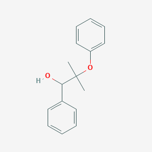 molecular formula C16H18O2 B6291431 2-Methyl-2-phenoxy-1-phenylpropan-1-ol CAS No. 29509-34-0