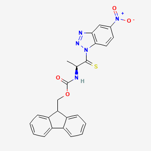 (S)-2-(Fmoc-Amino)-1-(5-nitro-1-benzo[d][1,2,3]triazolyl)propane-1-thione