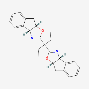 (3aR,3a'R,8aS,8a'S)-2,2'-(Pentane-3,3-diyl)bis(8,8a-dihydro-3aH-indeno[1,2-d]oxazole)